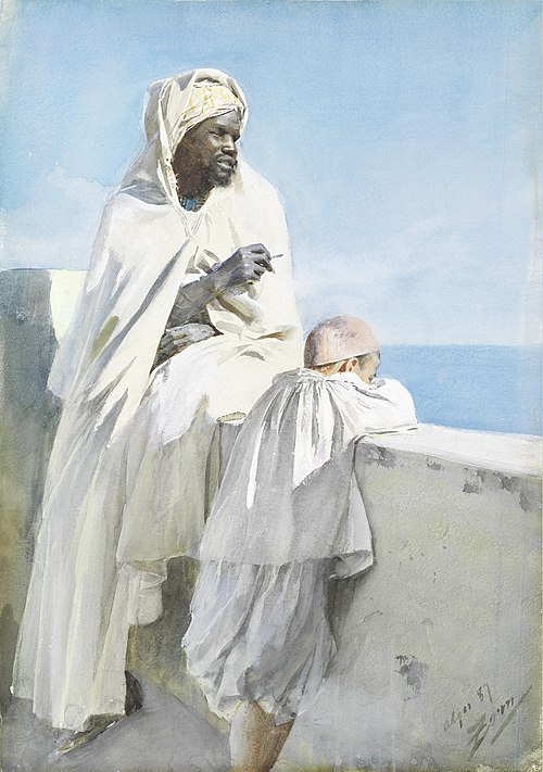 Anders_Zorn_An_Algerian_man_and_boy_looking_across_Bay_of_Algiers